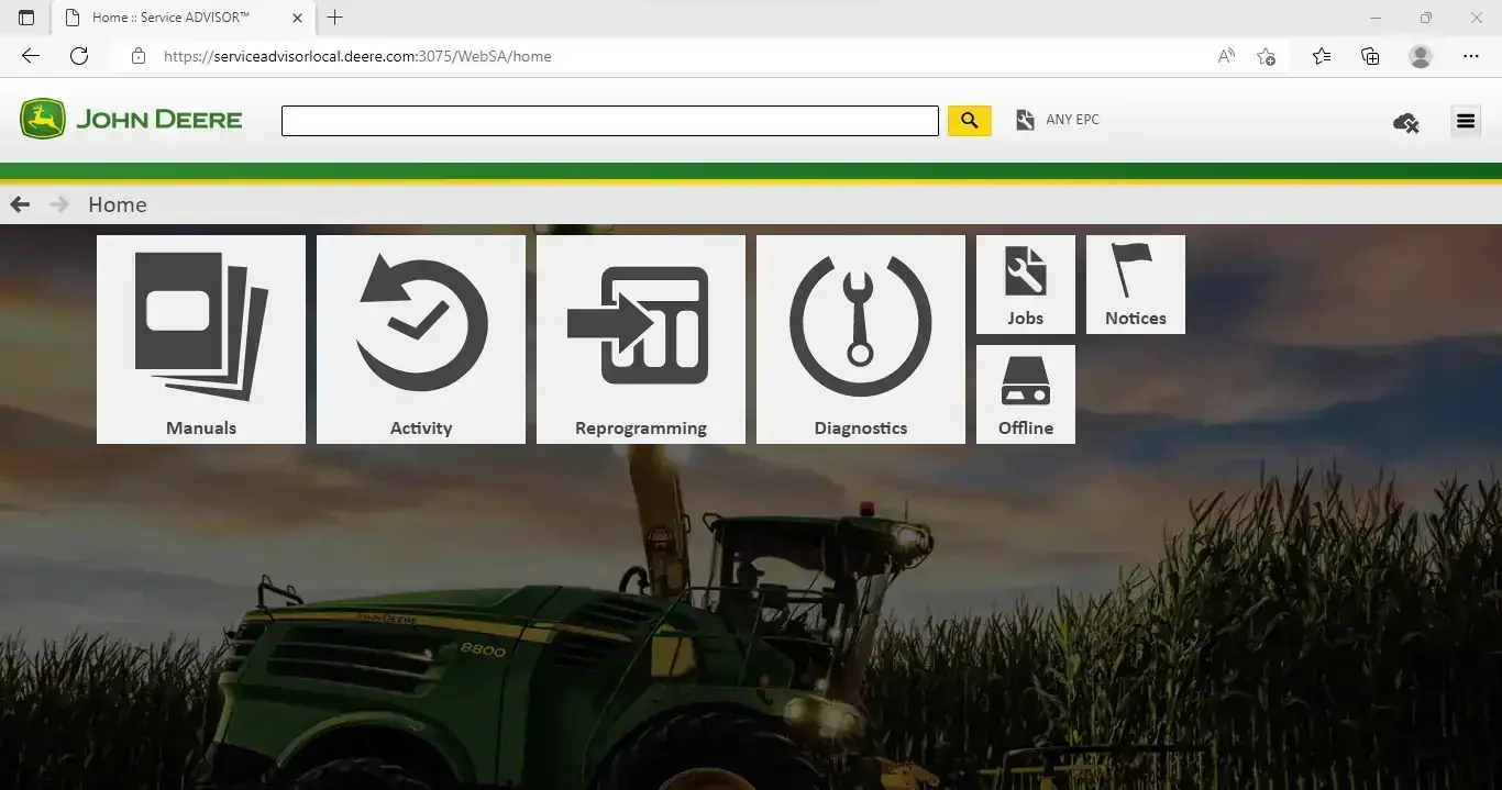 JOHN DEERE SERVICE ADVISOR 5.3 (2020) 2