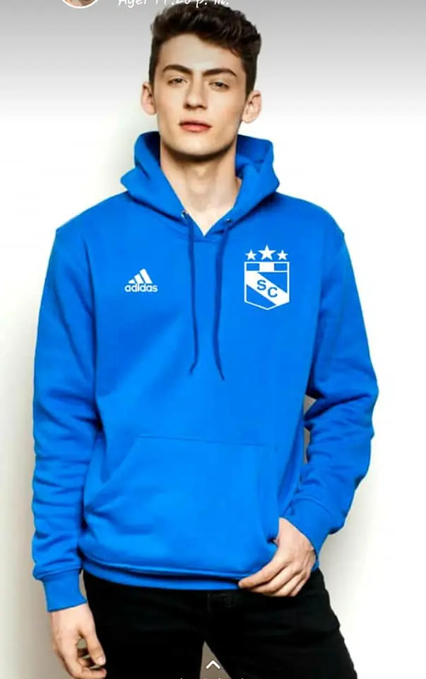 POLERA CON CAPUCHA DE CRISTAL