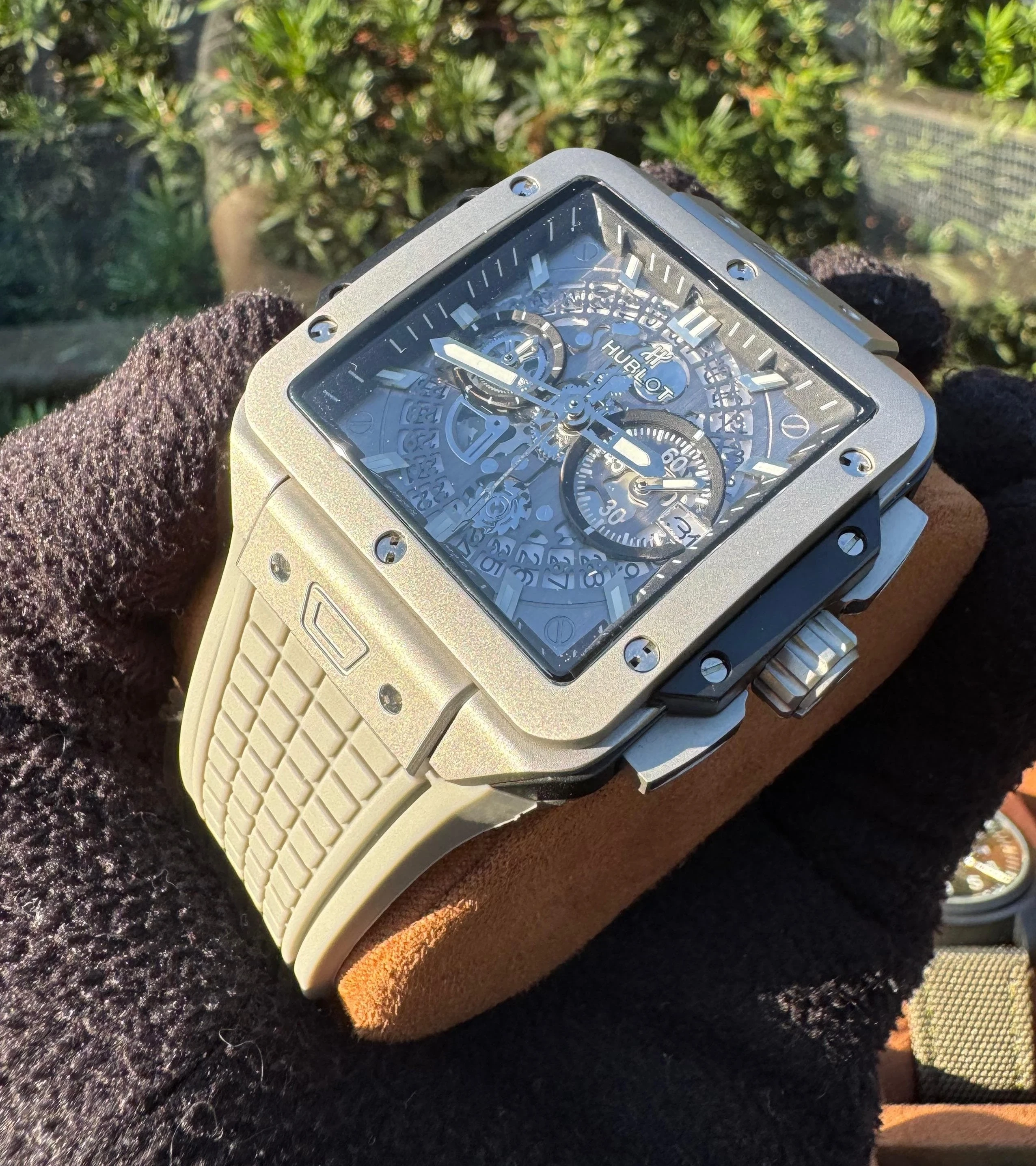RELÓGIO HUBLOT SQUARE BANG 7