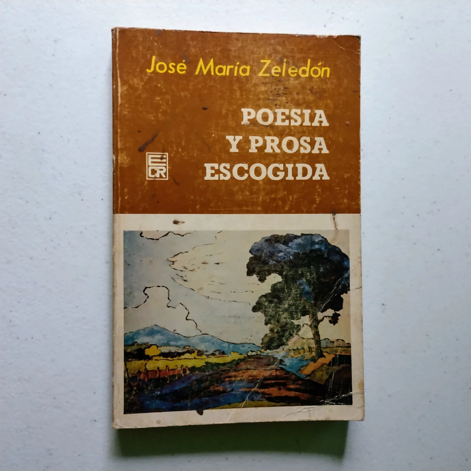 Poesía y prosa escogida, José Mario Zeledon, usado