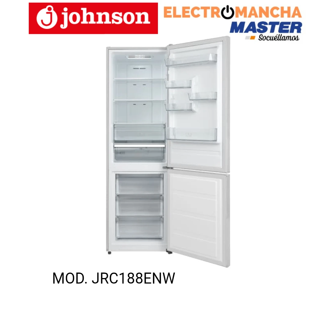 FRIGO COMBI JOHNSON JRC188ENW BLANCO NO FROST 1,88*60 CLASE E  2