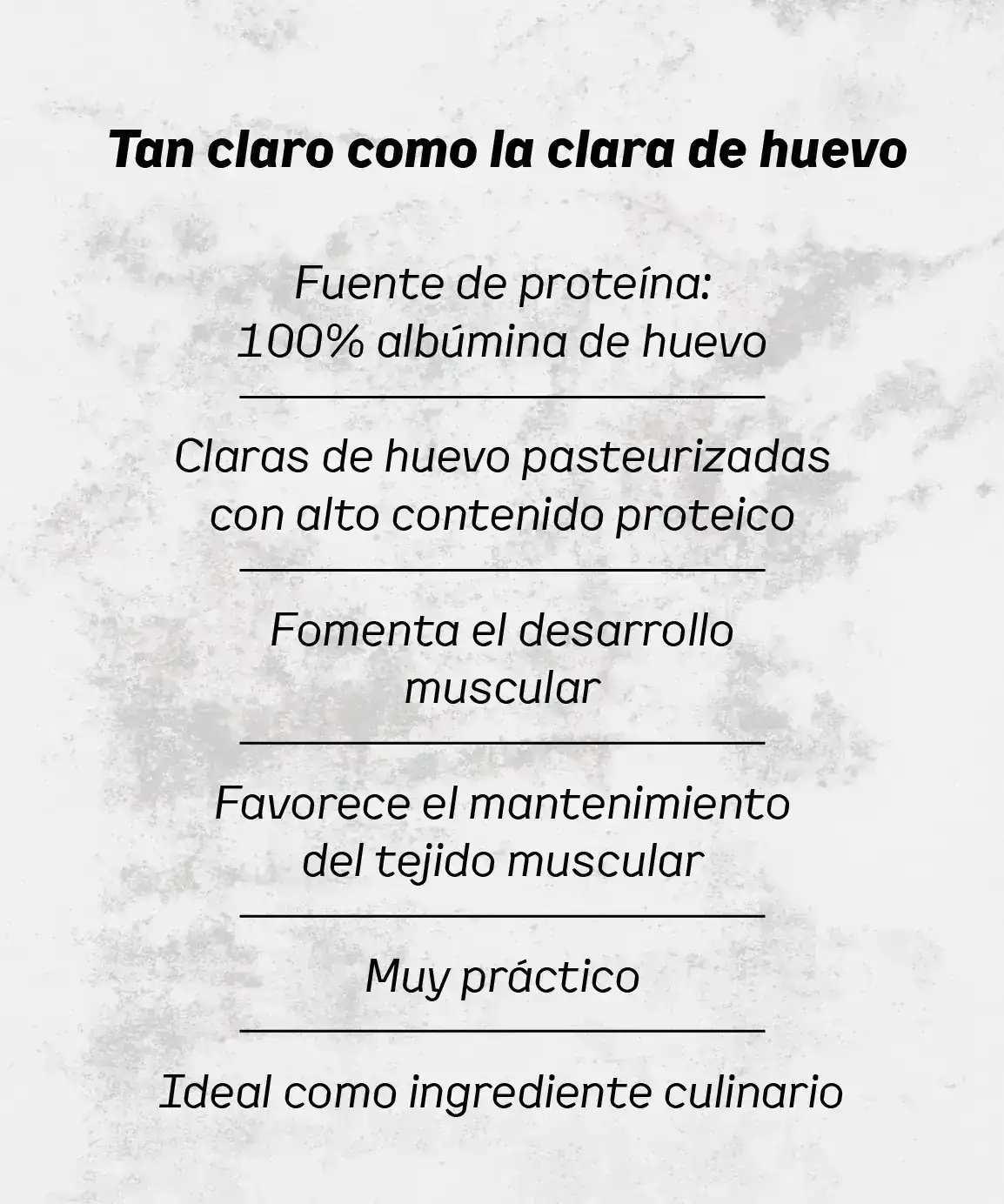 Proteína de Huevo  3