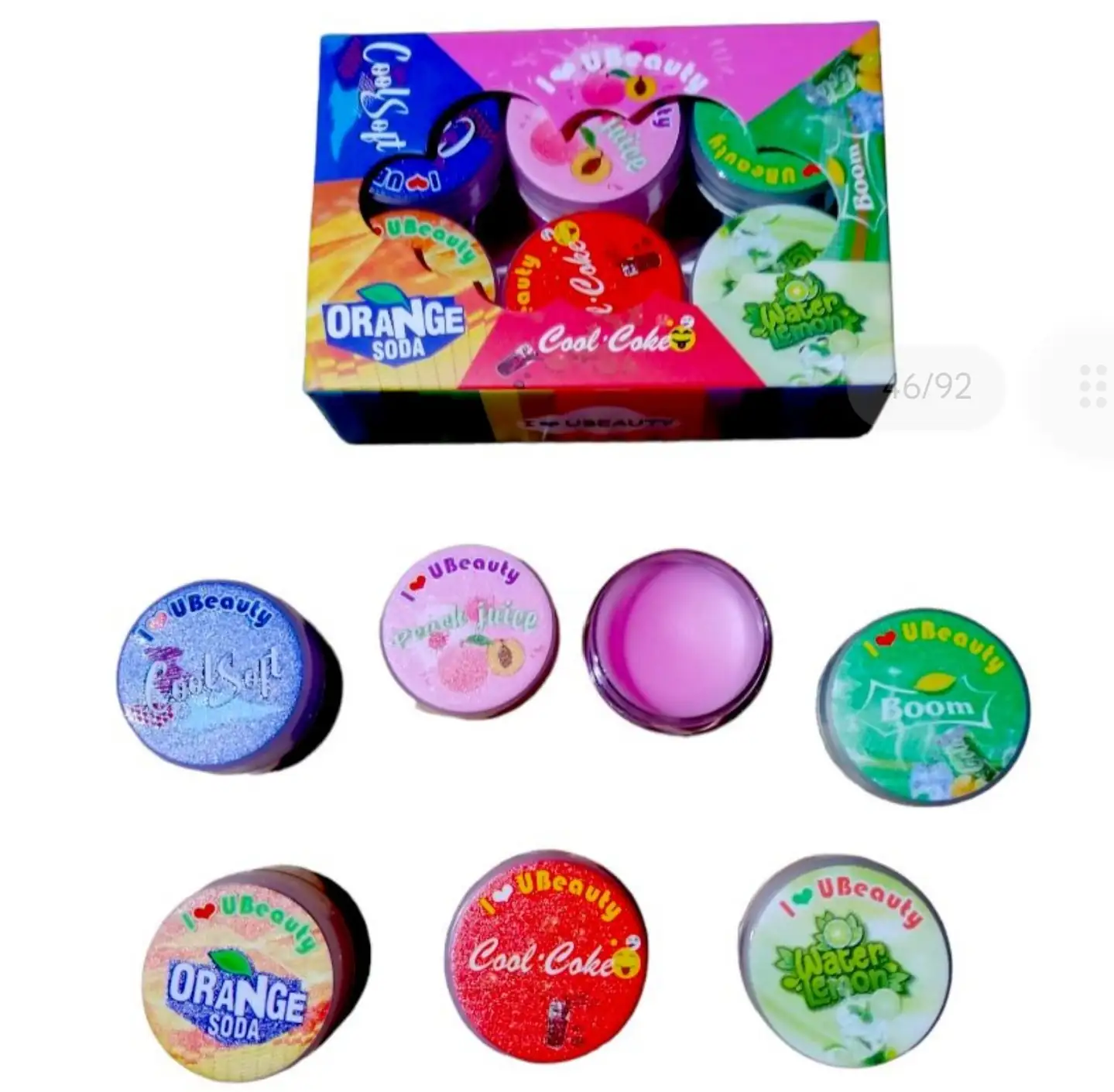Balsamos hidratantes aromas a soda