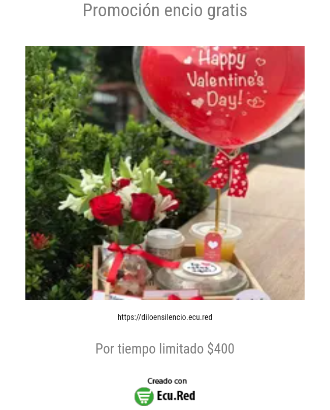 Promoción encio gratis