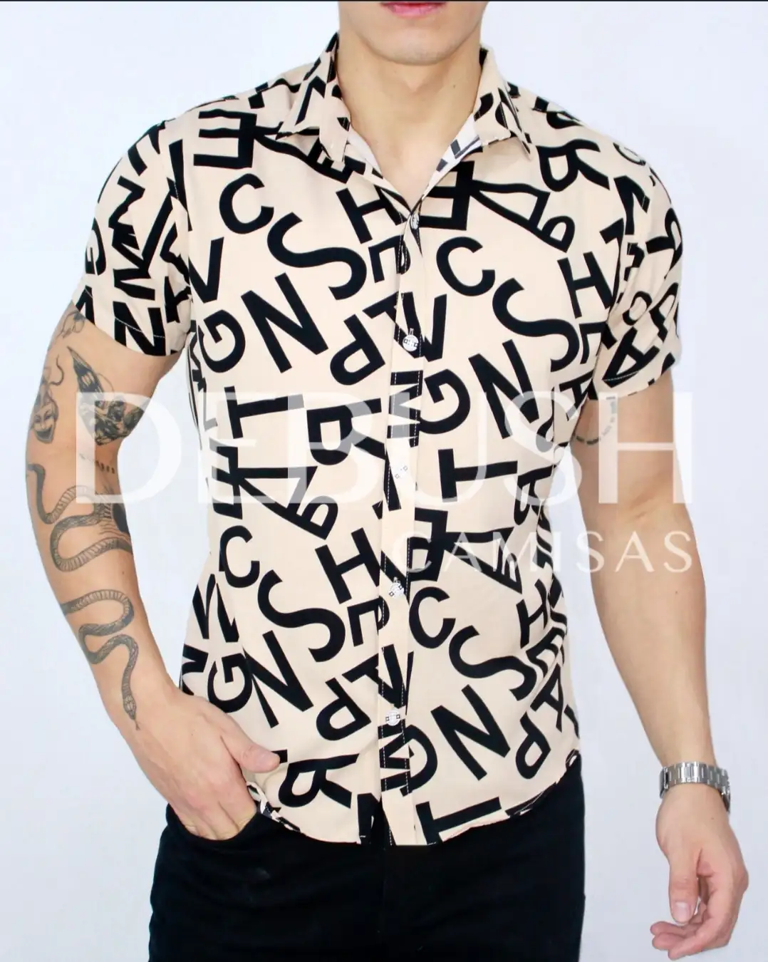 Camisa seda francesa 