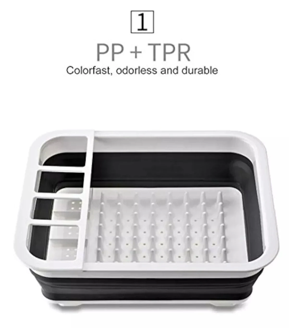 ESCURRIDOR DE PLATOS PLEGABLE CRYSTAL ROCK 6