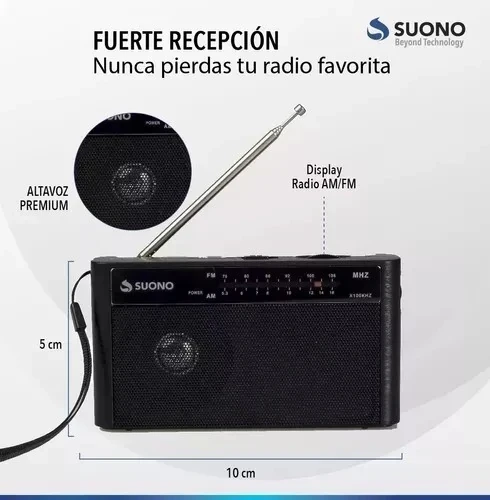 Radio portatil AM/FM chica 6