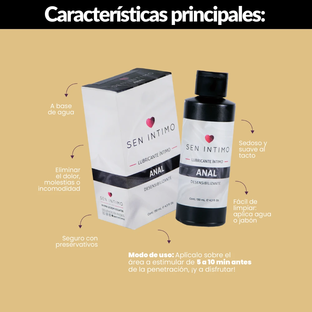 Lubricante anal gel dilatador  2