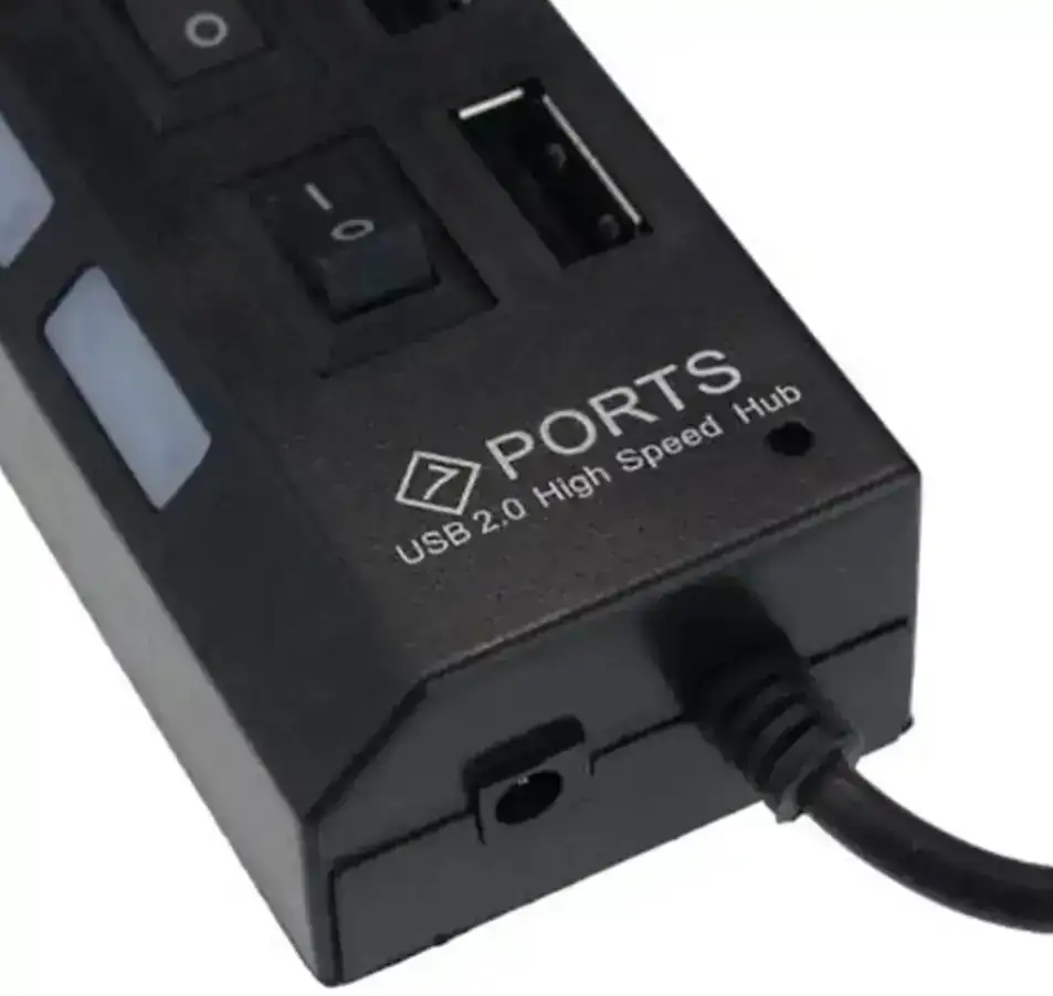 Cargador/Lectura y Transferencia 7 Puertos USB 3