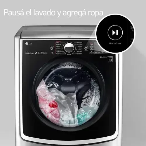 Lavasecarropas LG WD15EGS6 Inverter Silver 15kg 220 V - 240 V 4