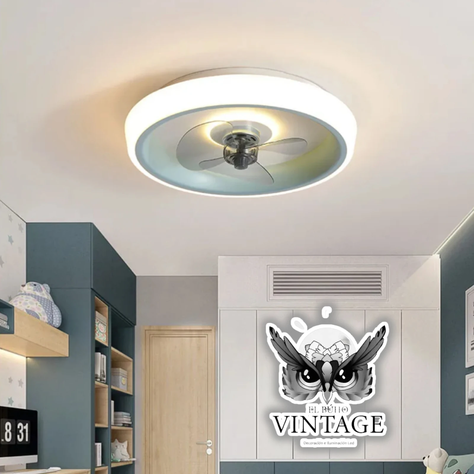 Lámpara Ventilador 50w 8