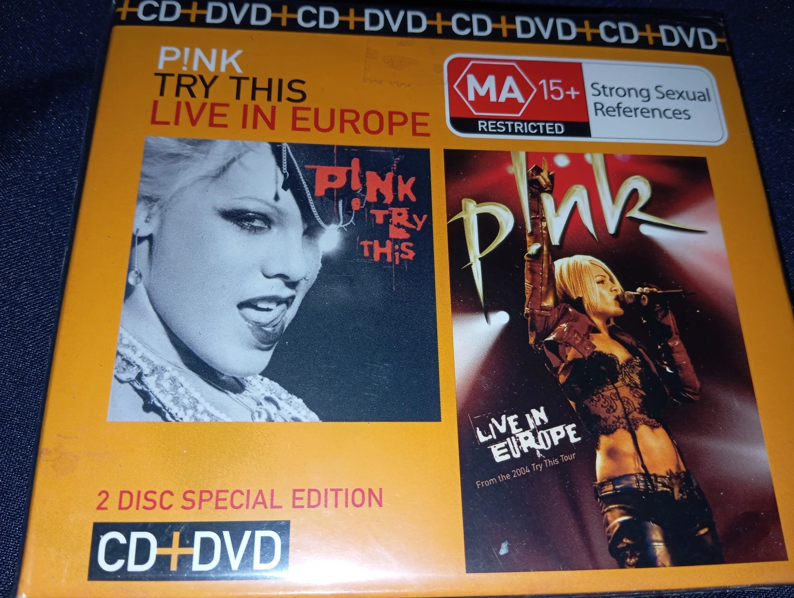 Pink - Try This - Live In Europe (CD+DVD)(AUSTRALIA)