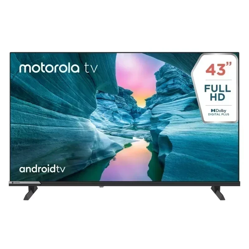 SMART TV MOTOROLA 43" C/ANDROID CON SOPORTE DE REGALO