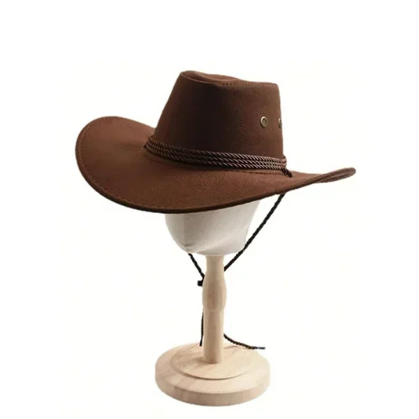 Sombrero cowboy con ojal ajustable 2