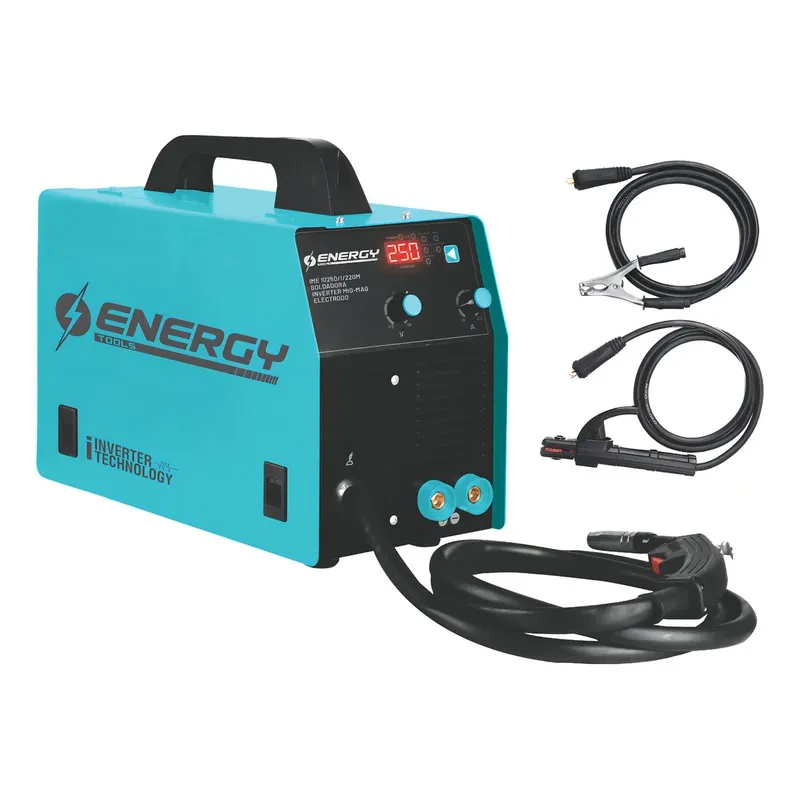 Soldadora Inverter Mig Electrodo 250amp 1kg-5kg Color Celeste