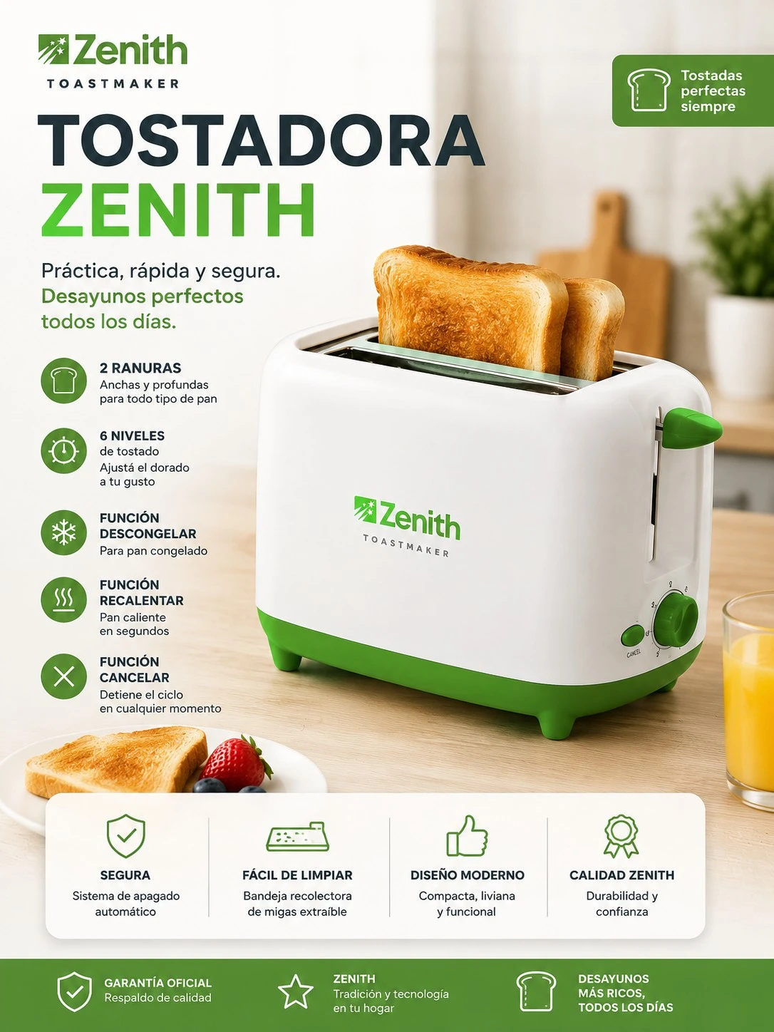 Tostadora ZENITH