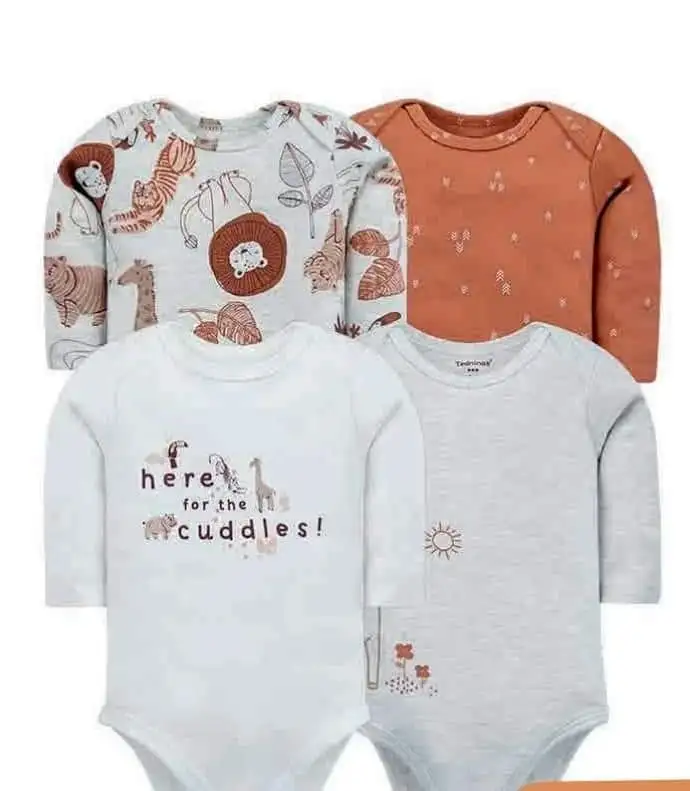 Set 4 bodys manga larga