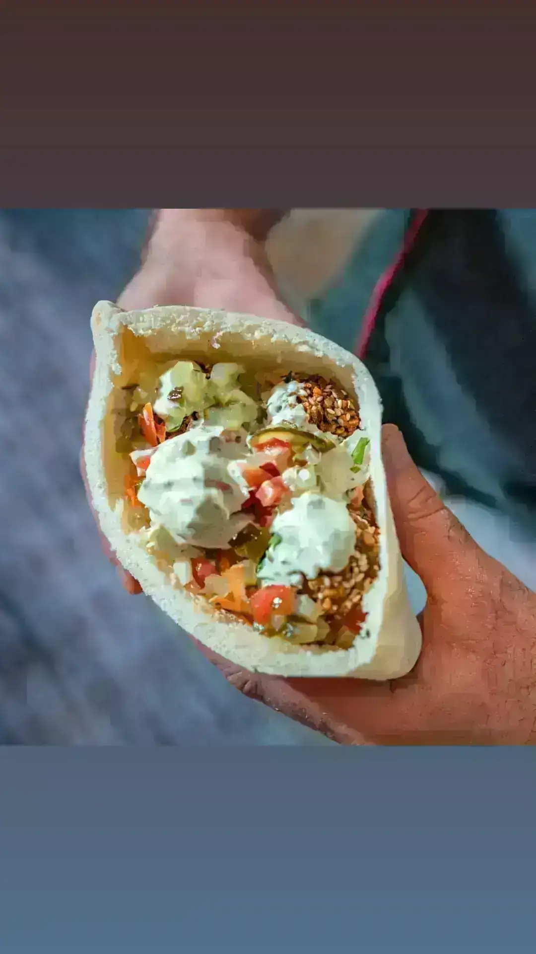 Sandwich de falafel