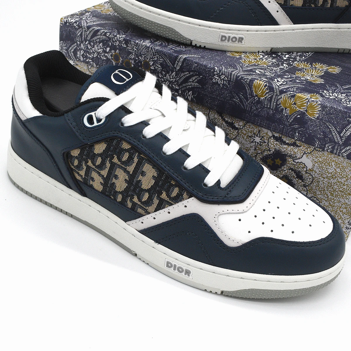 Dior B27 Azul Bajo Crema Dior Gris Beige Negro Dior Oblique Jacquard 8