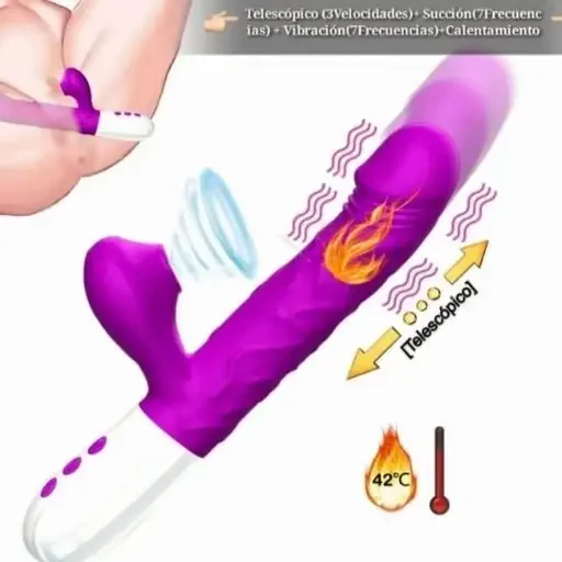 Fox 4 en 1 Vibrador y Succionador 2