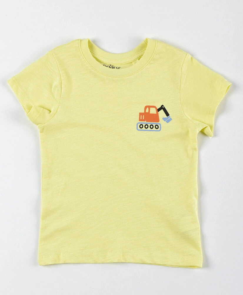 Polera manga corta amarilla