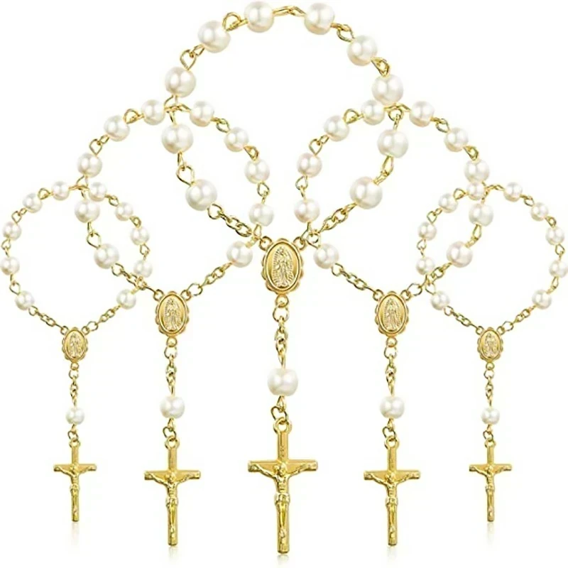 A PULSERA ROSARIO DE CRUZ 📿  5