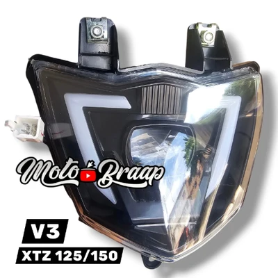  XTZ 125 / XTZ 150 Farola led V3 pacha blanca
