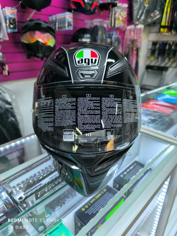 CASCO AGV K1 Power Gunmetal / White / Green 2
