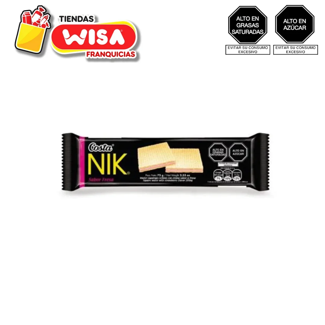 Wafer Nik Fresa 72 G