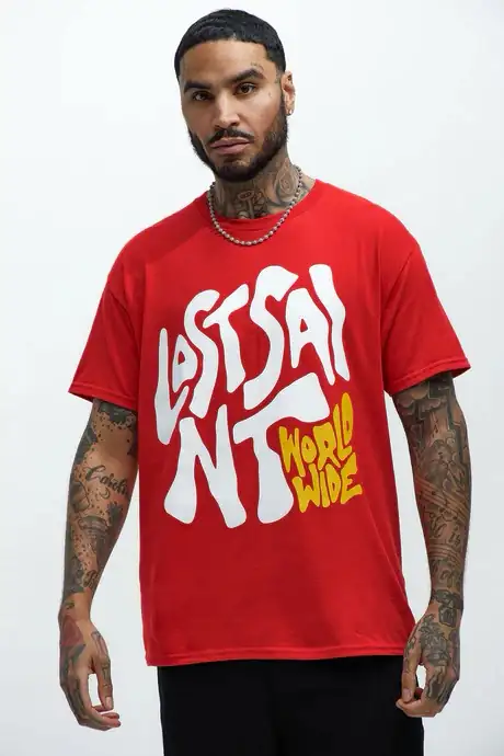 Last Saint Worldwide Short Sleeve Tee - Red