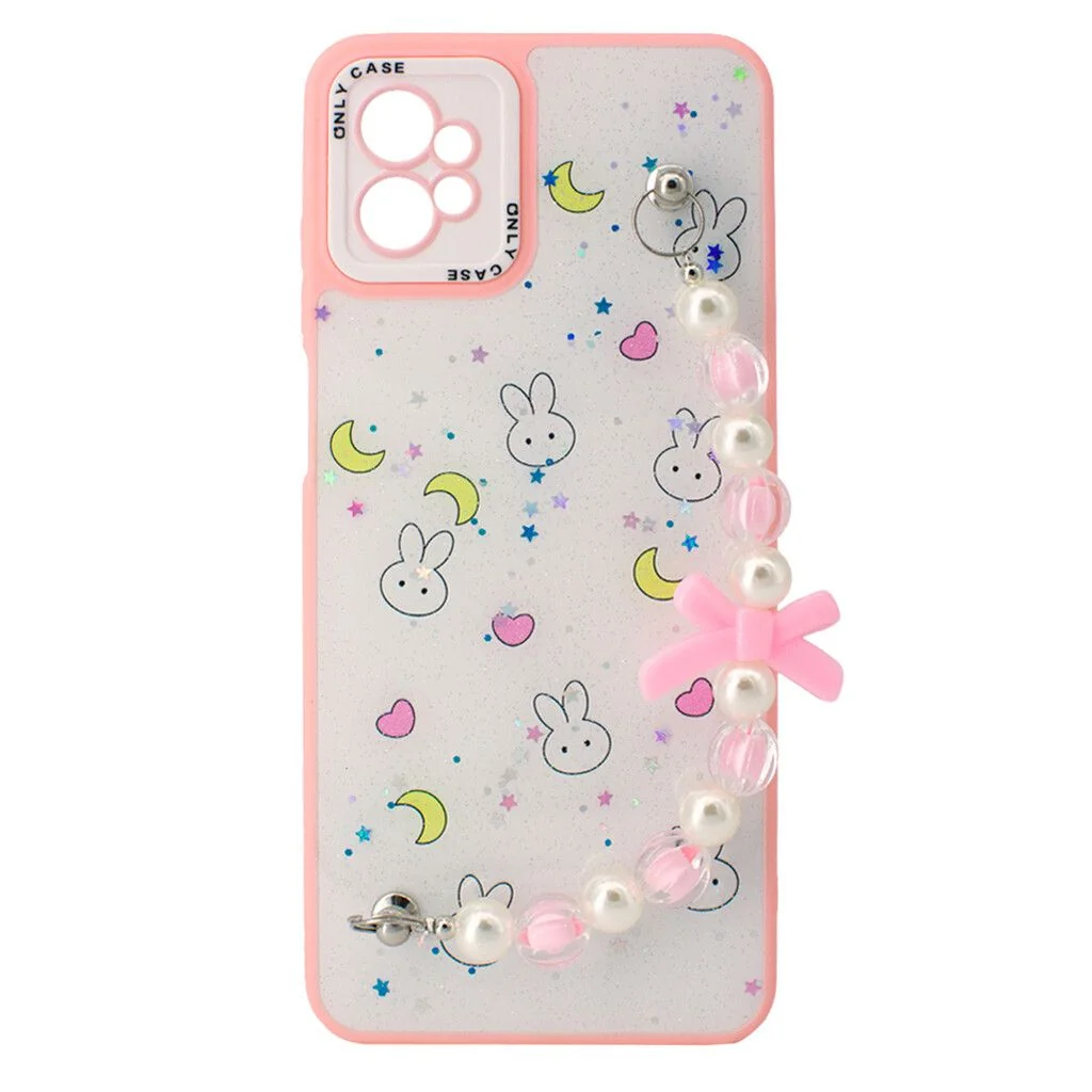 Funda celular glitter chains