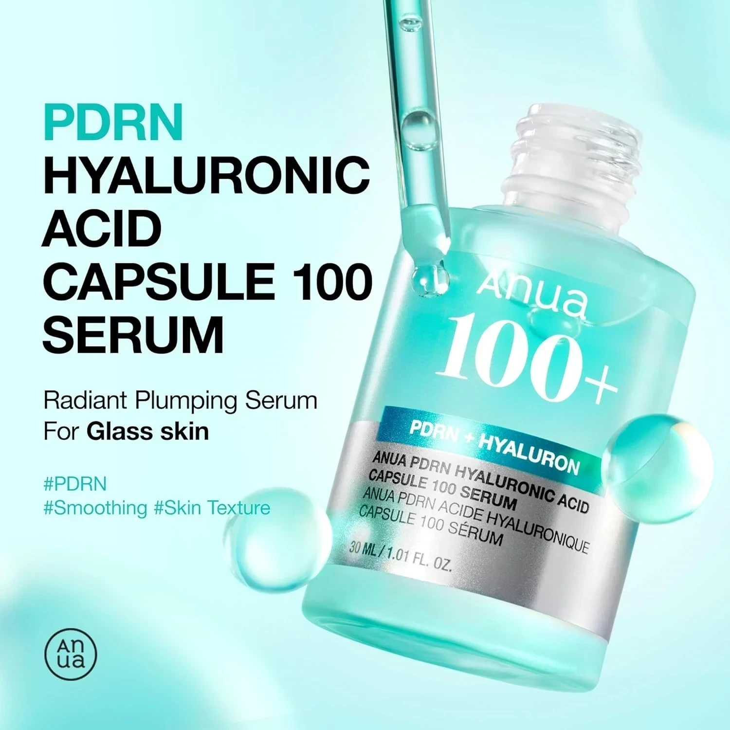 ANUA pdrn hyaluronic acid capsule 100 serum 30ml