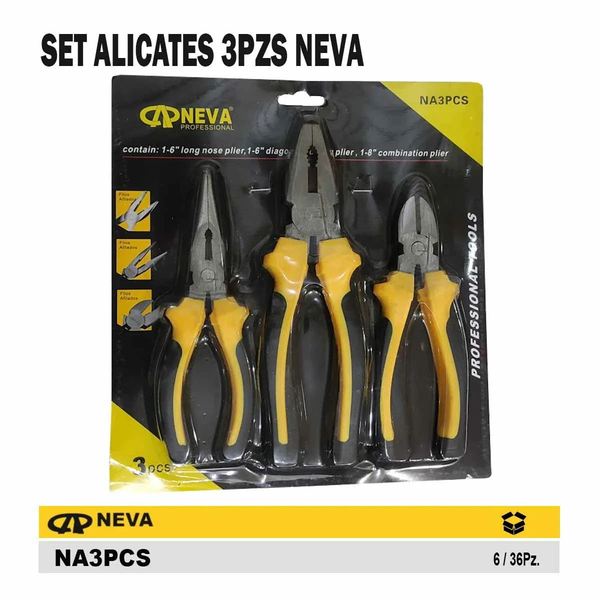 SET ALICATES 3PZS NEVA 