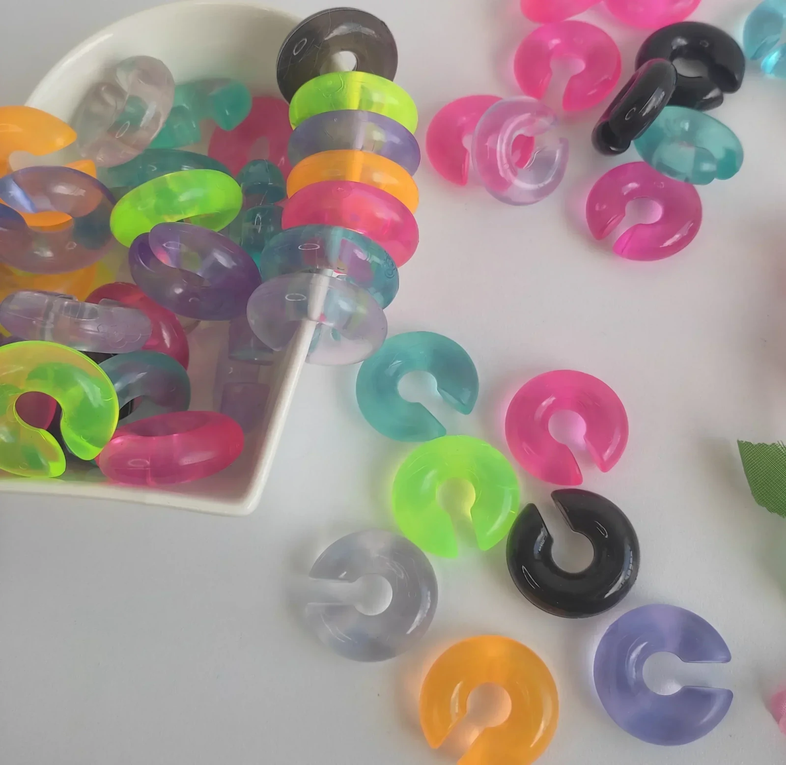 EARCUFF CHUNKY TRANSLÚCIDOS 5