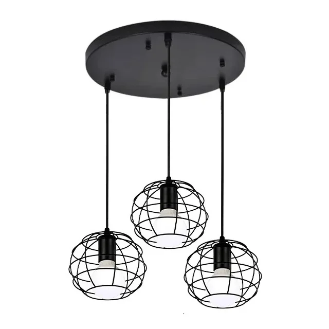 LAMPARA COLGANTE TRIPLE E27 