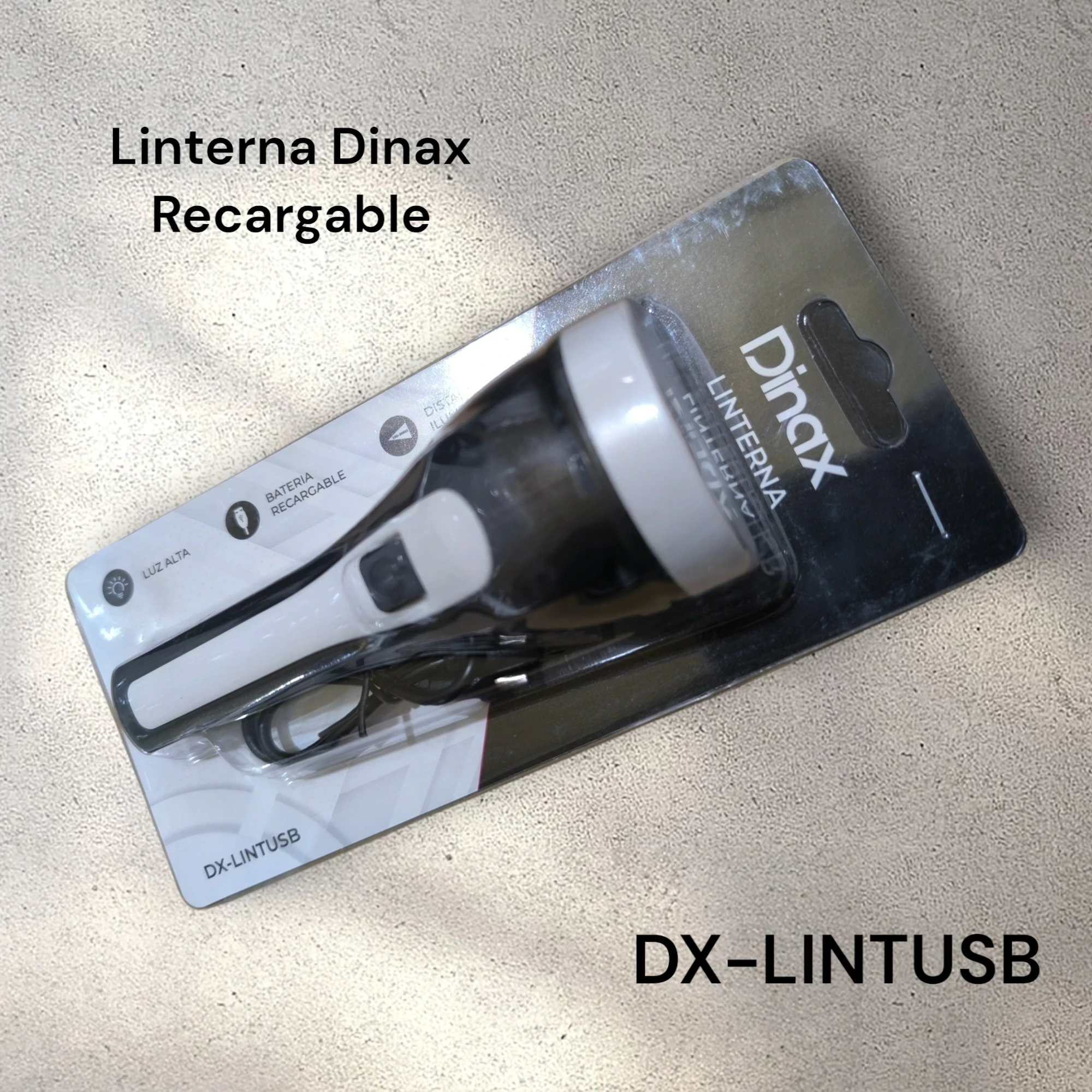 LINTERNA DINAX RECARGABLE USB
