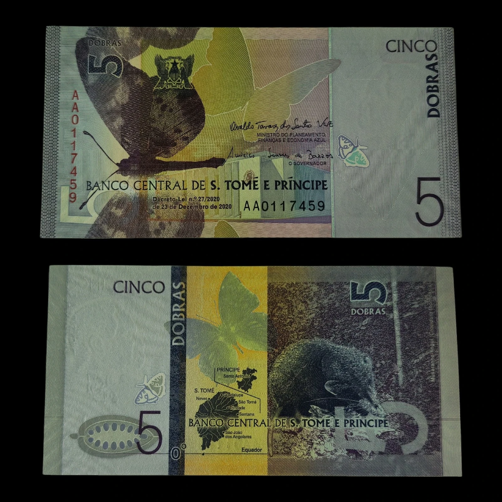 ° Saint Tomé y Príncipe 5 Dobras UNC
