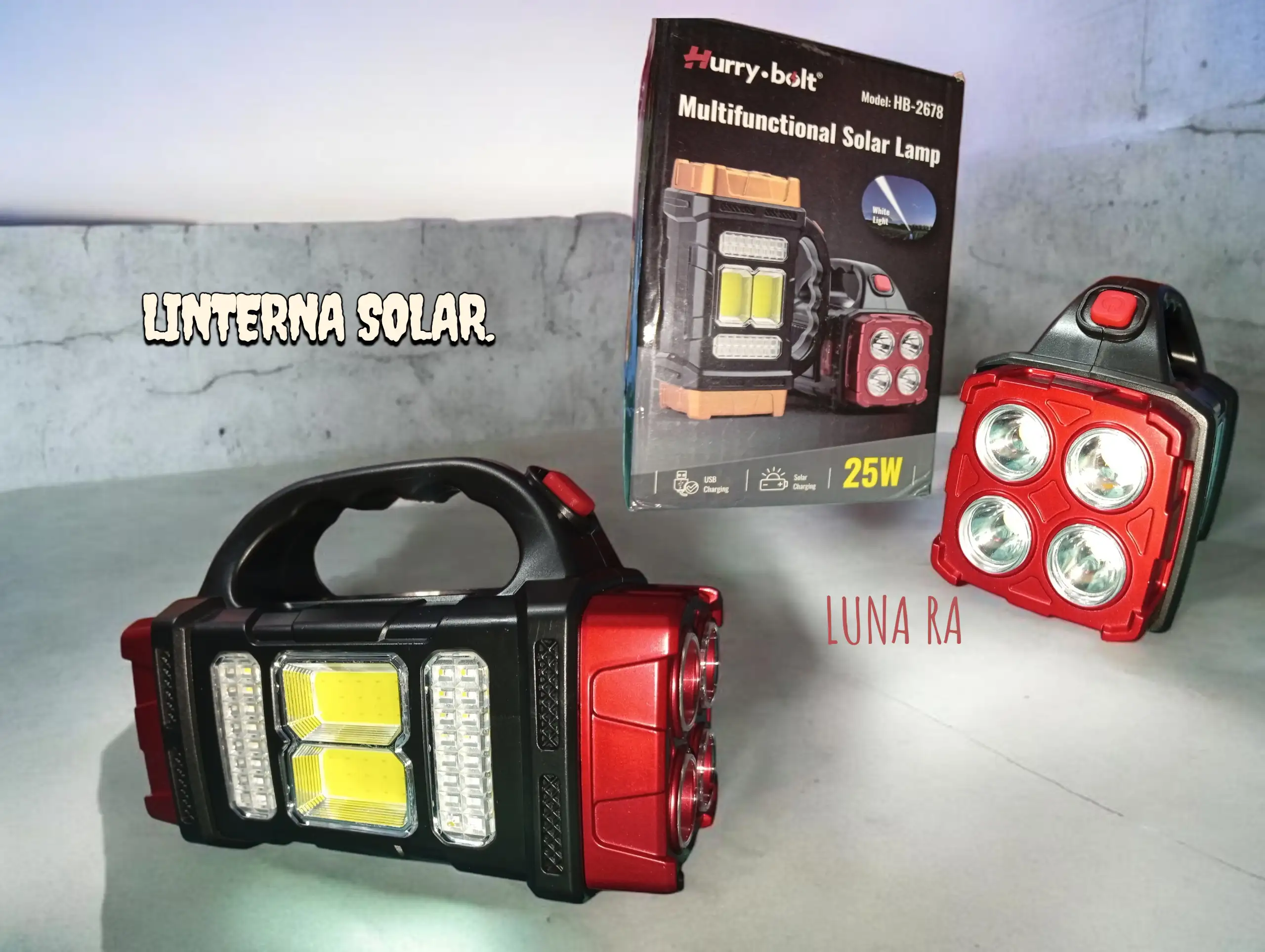 LINTERNA 🔦 SOLAR  2