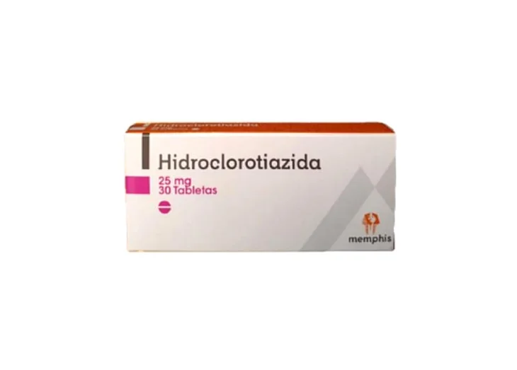 HIDROCLOROTIAZIDA 25 MG X 30 TBL MEMPHIS