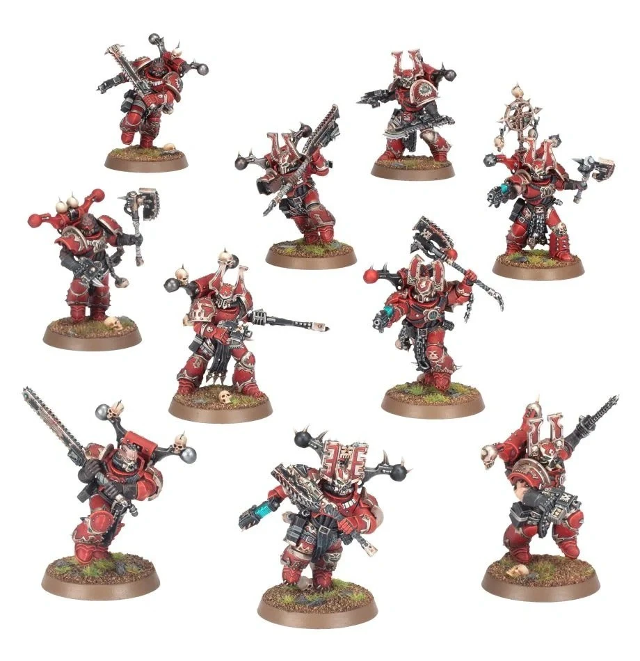 10 unidad Khorne Berzerkers