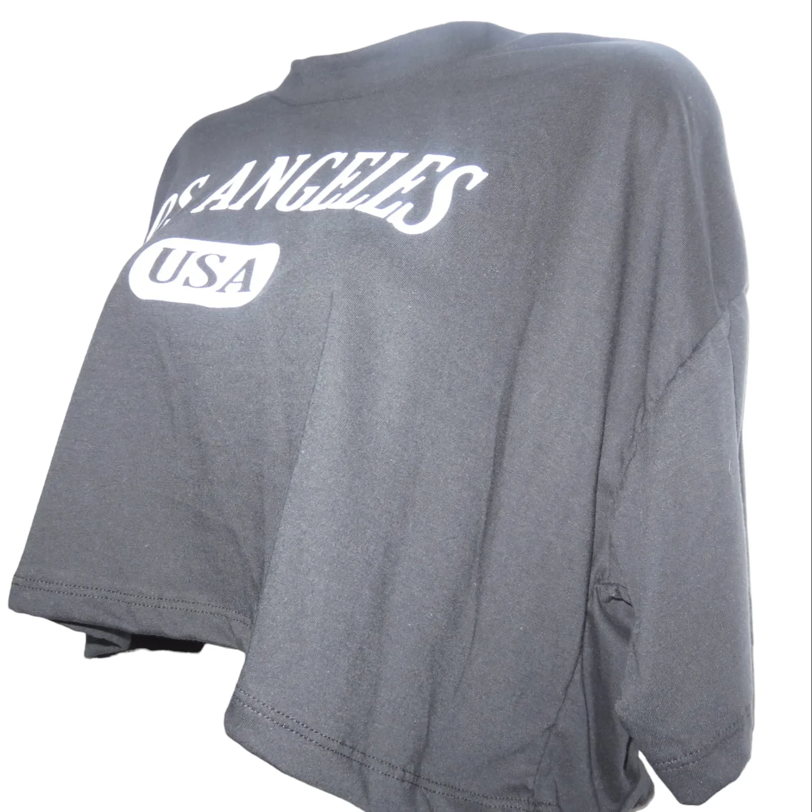 Crop top negro los angeles 3