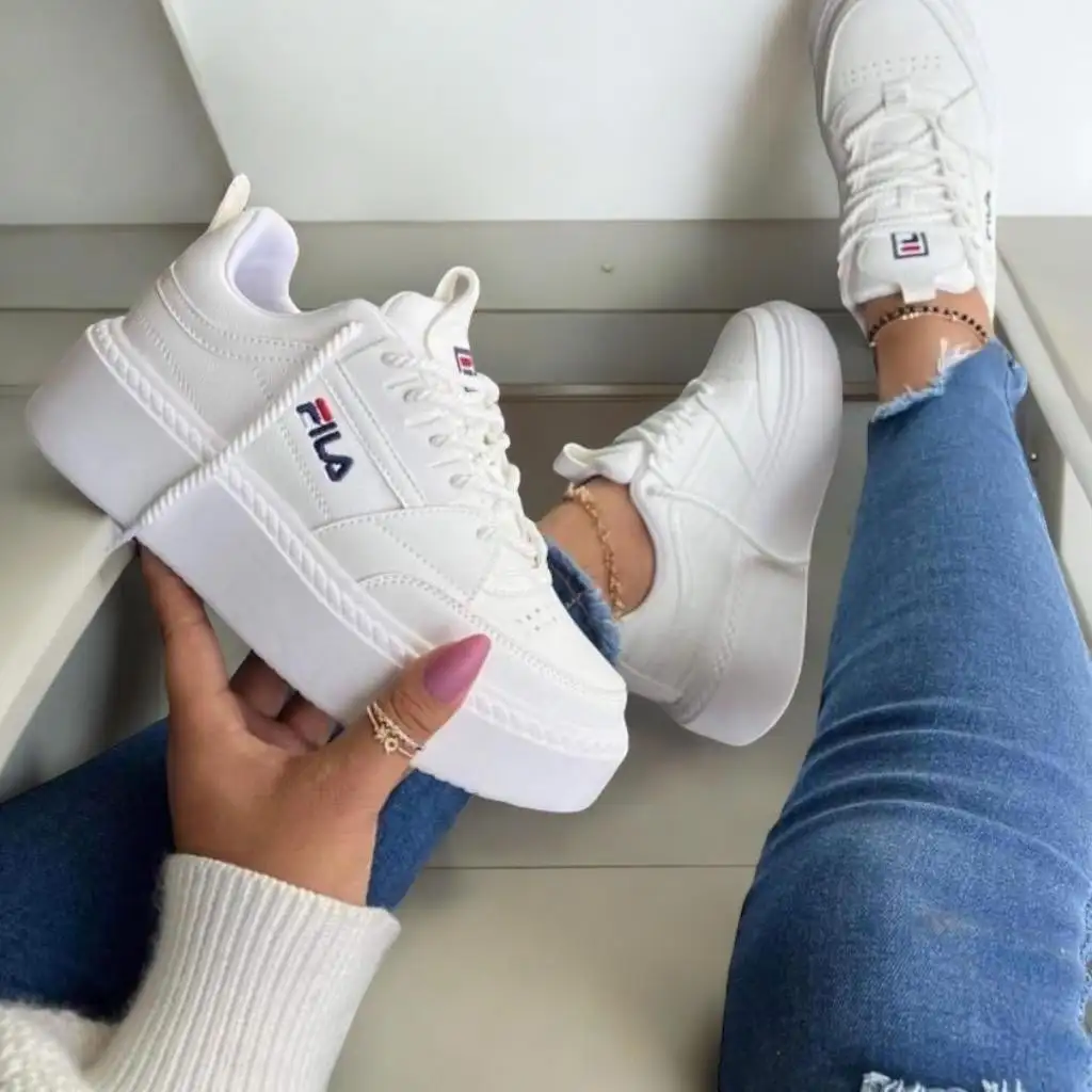 Premiun Tenis F016 Suela alta Dama 