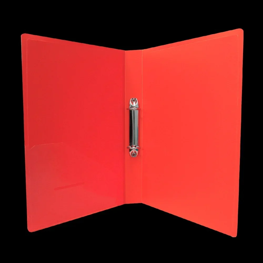 Carpeta doble anillo roja 2
