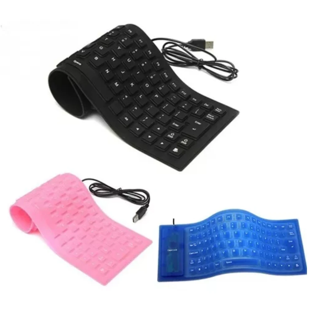 Teclado Flexible USB Siliconado 