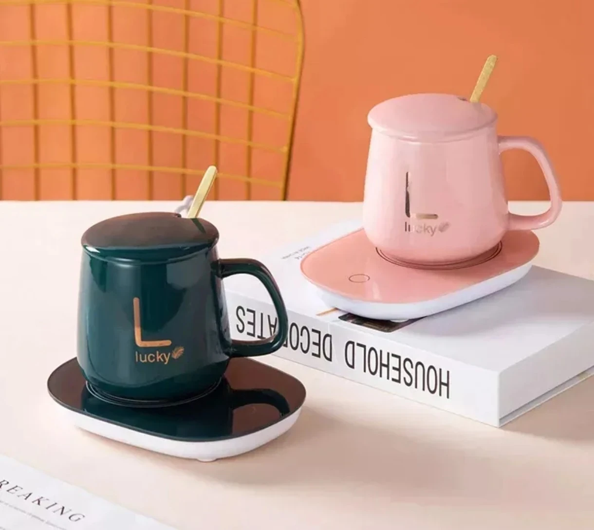 Taza con Calentador Eléctrico Lucky 220v 2