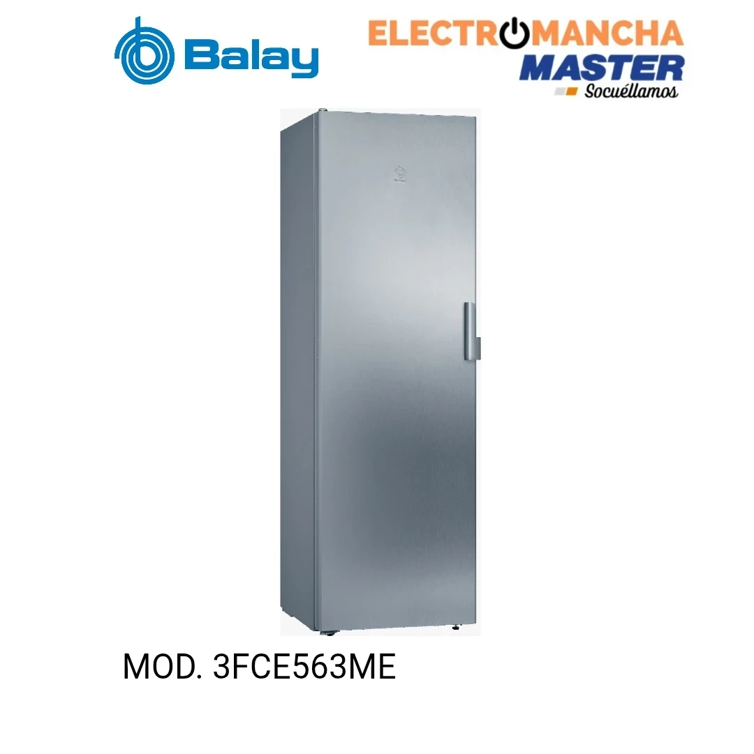 FRIGO 1 PUERTA BALAY 3FCE463ME 1,86*60 INOX CLASE EN