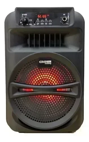 Crown Mustang Djs-620bt Parlante Bluetooth 2000w 6 PuLG