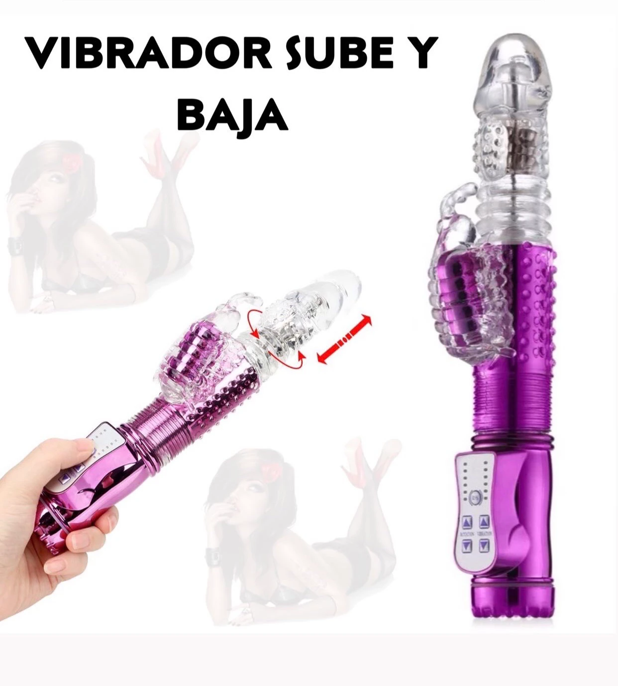 Vibrador Conejo Rotativo 
