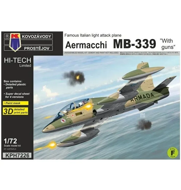 1/72 KP Models Aermacchi MB-339 With guns