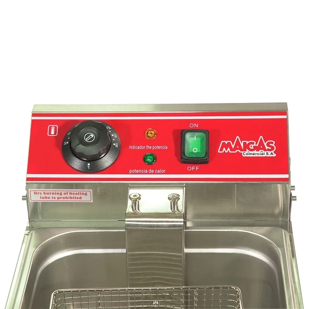 Freidora eléctrica 6 litros  4
